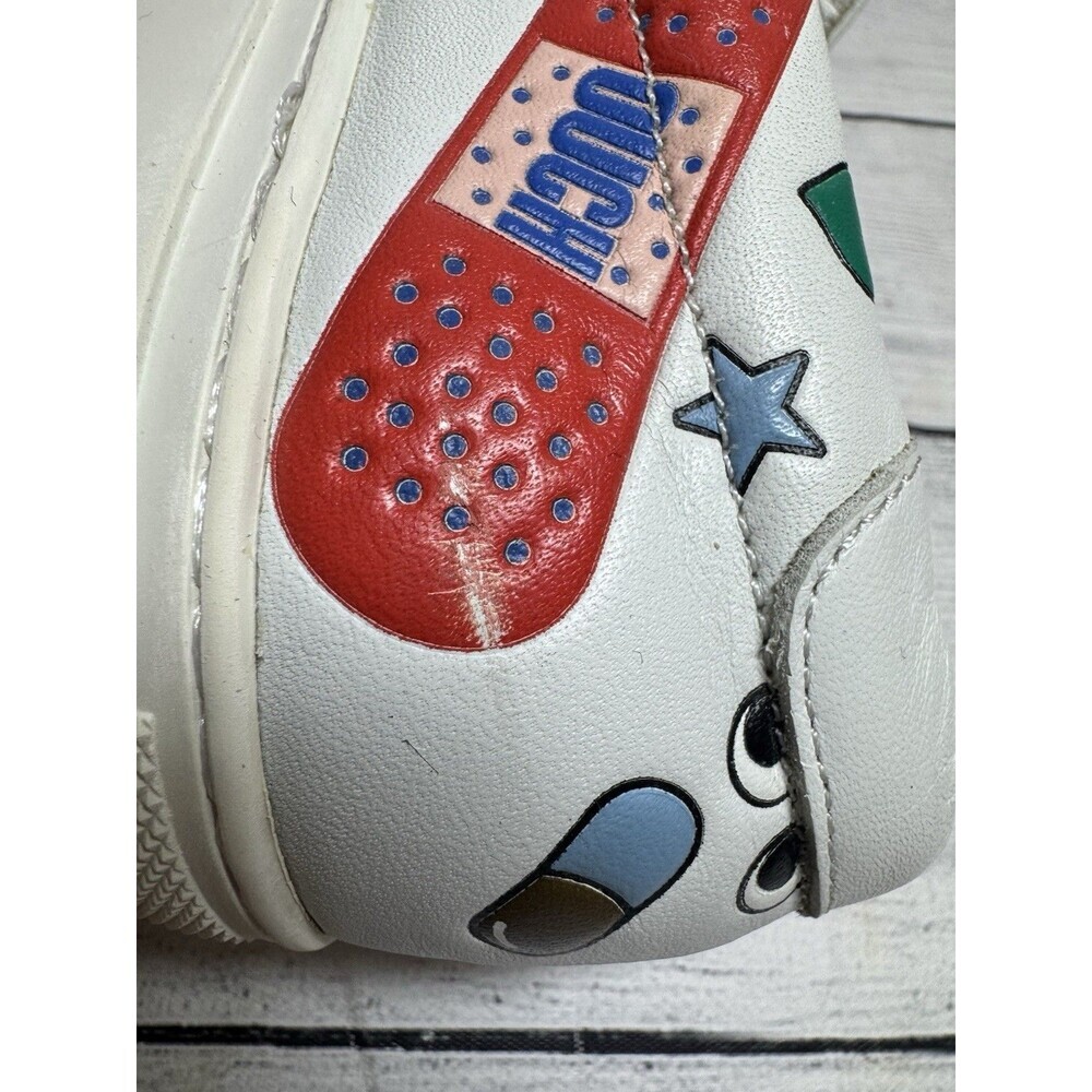 Anya Hindmarch White 'Wink In' Leather Slip On Sneaker sz 38 - Picture 7 of 14